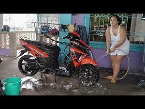 WASHING MY MIO SOUL 125 | JULIA EVANGELINE UNITE #yamaha #miosoul