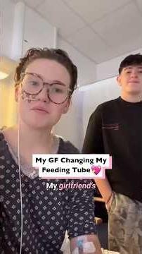 My girlfriend does this every week 🥹❤️ #ChronicIllness #FeedingTube #HospitalLife