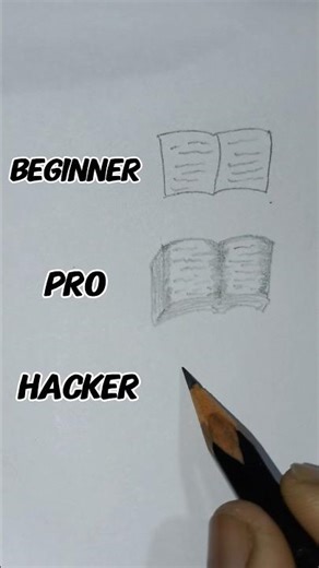 beginner vs pro vs hacker drawing battel #drawing #art #shortsfeed #beginners