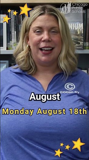 Chicago Public Schools SY 2025-26 Back-to-School Countdown: Coonley Elementary School