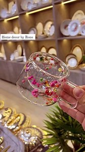 97K views · 1.5K reactions | Beautiful Flower crystal mug ✨ #ceramics #ceramicsproduct #showpiece #glass #homedecor #crockery #homedecoration #teaset Home Decor by Rono | Home Decor by Rono | Facebook