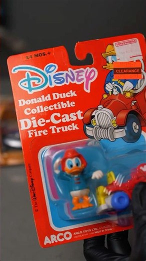 ASMR Unboxing a Mysterious 90s Disney Die-Cast 🚒 Donald Duck Fire Truck ⭐