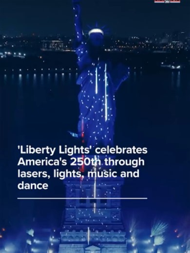 The statue as we've never seen before! 🗽