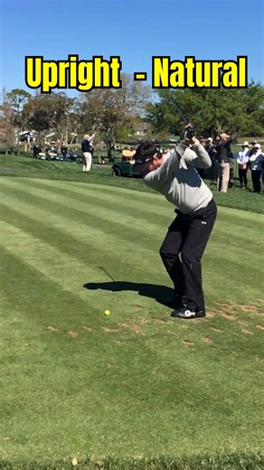 Two polar opposites. Both winners on tour. One: Flat, restricted, mechanical. Struggled off the tee. Brilliant putter. 4 PGA Tour wins. The other: Upright, self-taught, explosive. Long hitter. Two green jackets. 12 Tour wins. Most golfers fall somewhere in between. There’s no one right way—but players with upright backswings, high-hands, tend to drive it better and win more. 🎯 Develop a natural athletic backswing, not a positional one. The purpose of the backswing? To prepare you for the foward