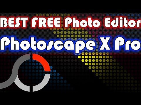 Best FREE RAW Photo Editor - Photoscape X Pro