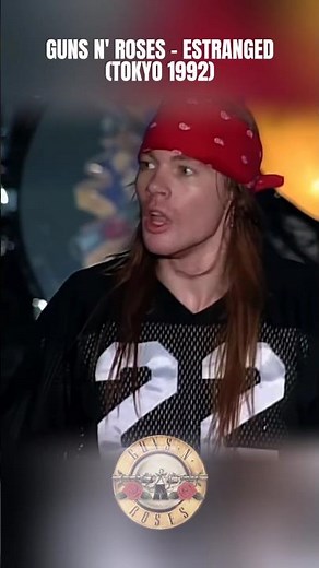 🔫 GUNS N' ROSES🌹- ESTRANGED (TOKYO 1992) #gunsnroses #lyrics #rock #music #concert