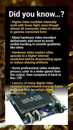 Surprising truths about digital video modules and how they process images