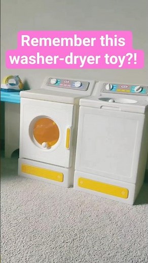 1990s Washing Machine toy! 😍 #nostalgia #90stoys #littletikes #asmr #asmrtoys #asmrsounds #shorts