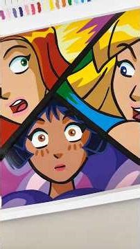 Totally Spies coloring book ASMR 🌸