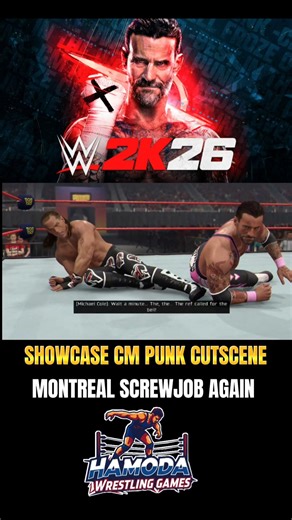 WWE 2K26 SHOWCASE – CM PUNK CUTSCENE | MONTREAL SCREWJOB AGAIN
