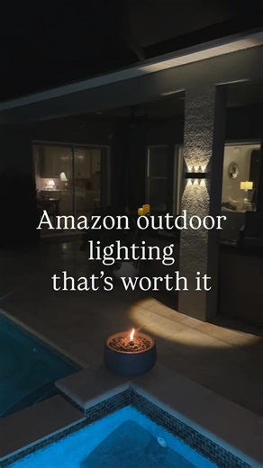 1.9K views · 9 comments | Amazon outdoor lighting that’s worth it✨like and type SHOP LIGHTS and I’ll send them to your DM’s | apieceofmyhaven | Facebook