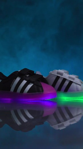 Adidas Originals LED Light Sneakers for Kids