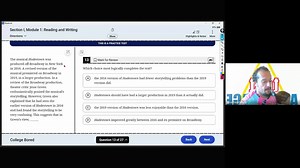 College Board Blue Book | Test 8 | Questions 13 and 14 | Domain 1 Logical Conclusion
