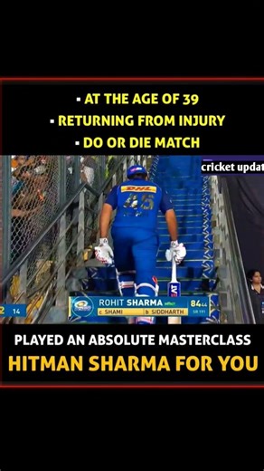 The Comeback King: Age 39, No Problem for Hitman! 👑🔥#ipl #rohitsharma #mivslsg