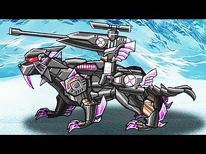 Dino Robot Infinity: Smilodon Black | Eftsei Gaming