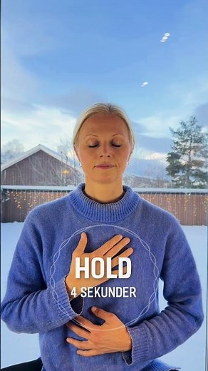 Enkel og effektiv pusteøvelse som kan hjelpe mot stress og angst