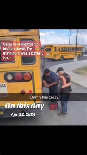 Bus broke down