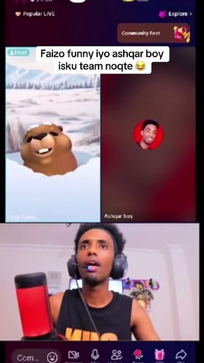 Faiza funny live 😂 #faizafunny #ashqarboy #izralyrics #foryoupage #somalitiktok #fyp #foryou #viral #viral