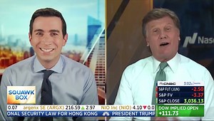 WATCH: After Explosive On-Air Battle, CNBC Anchors Make Up for the Cameras