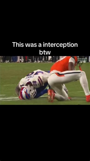 Buffalo bills vs Denver Broncos interception