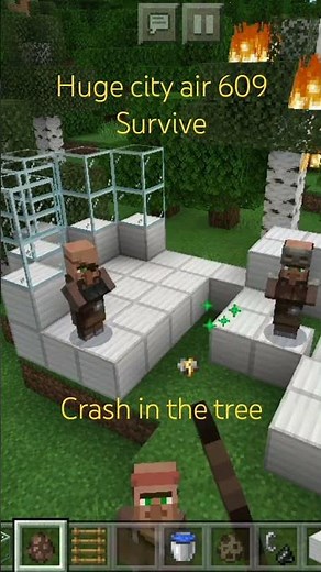 minecraft plane crash survive