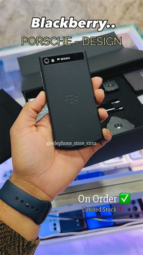 TELEPHONE STORE SIRSA  on Instagram: "🖤 Blackberry…. PORSCHE DESIGN 🖤 ❗️Limited Stock Available ❗️ Book Your phone 📱 Visit Our Store 🏬 @telephone_store_sirsa [ Sirsa ] Call 📞 7015008088 | 9253382718 #trendingreels #reels #trending #reelsinstagram #viral"
