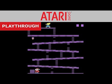 Donkey Kong (Atari 2600) - Playthrough [HD] | RetroGameUp