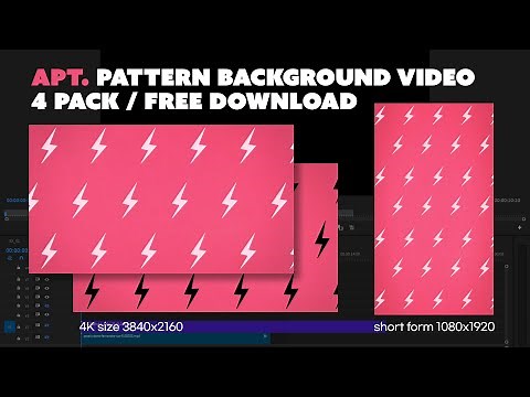 APT. Music Video ⚡️Flash Pattern⚡️ Animation Background Template - No Copyright, Free Download File