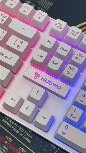 NUBWO keyboards boast a cool design and are easy to use, making them a popular choice for many co...