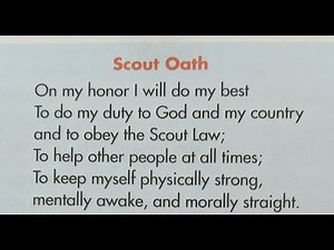 Let's Learn the Scout Oath!