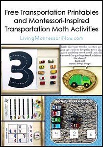 Free Transportation Printables and Montessori-Inspired Transportation Activities