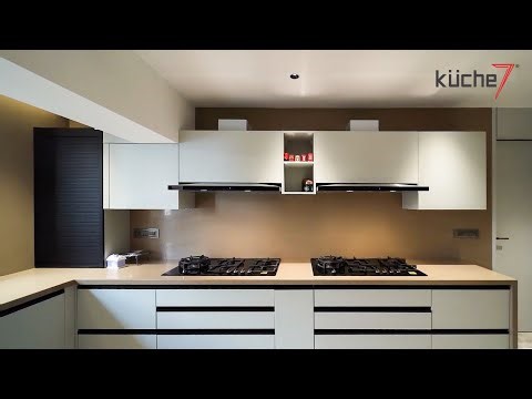 Modern Stainless Steel Modular Kitchen: R.C. Bafna Residence by Ar. Anand Ojha