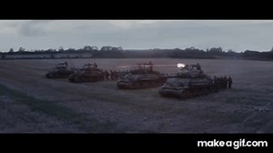 Fury (2014) - Tank Assault Scene | Movieclips on Make a GIF
