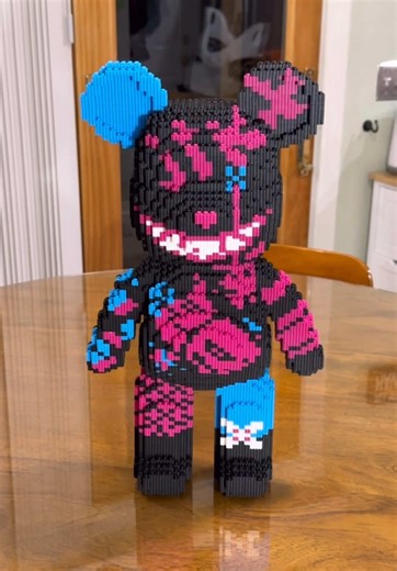 Shawna True (@shawnatrue32) - Building a 17-Inch Bear with Miniature Building Blocks