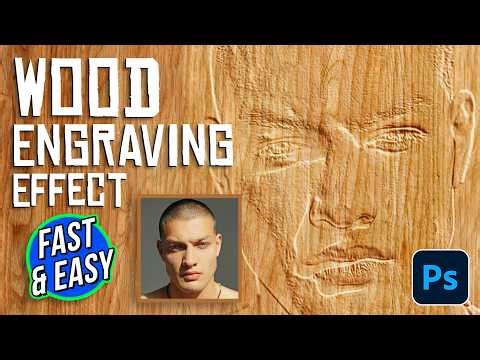 Photoshop Fast & Easy Series: The Wood Engraving Effect!