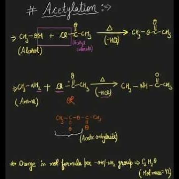 ACETYLATION REACTION(ORGANIC CHEMISTRY). #chemistry #jeehacks #jee