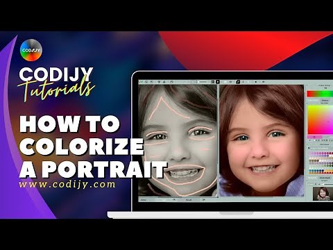 CODIJY Tutorials | How to Colorize a Portrait of a Girl