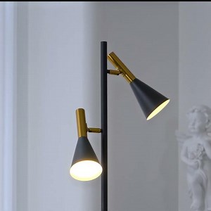 Lron Mouth Floor Lamp – Sculptural Balance, Focused Glow