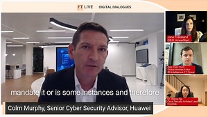 3.4K views · 244 reactions | “Protecting critical infrastructure from cyberattacks” is the industry’s responsibility. At the FT Live seminar, Huawei Senior Cyber Security Advisor Colm Murphy stressed the need to know what cybersecurity “good” looks like: https://tinyurl.com/2xktr5fr | Huawei | Facebook