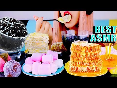 ASMR BEST Soft Sticky Squishy *EATING SOUNDS* 먹방