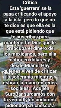 👛💱💵 ‪@katherine_barriere‬ ‪@ClaudiaSheinbaumP‬ #surobar #rigonsurobar #fyp ‪@presidenciacuba‬