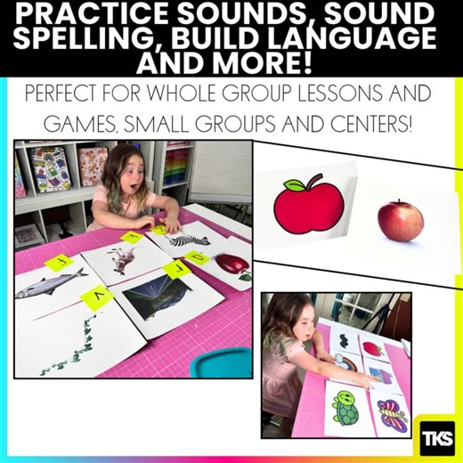 Beginning Sound Picture Cards With Clipart And Real Photographs