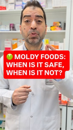 🤢 IS IT STILL SAFE TO EAT IF A LITTLE MOLDY? #health #mold #food #kitchen #nutrition Mold can pop up on bread, fruits, cheese or even leftovers, but what’s still safe to eat and what’s not? Here’s a simple guide that helps you avoid food waste while keeping your health safe. Knowing when to cut and when to toss can make all the difference in your kitchen. | Mufit Karacabeyli