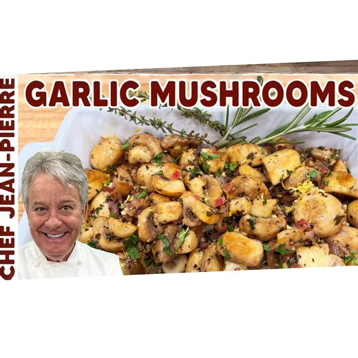 Garlic Mushrooms Better than ANY Restaurant! 🤯 | Chef Jean-Pierre