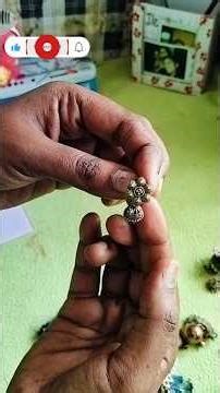 കുഞ്ഞിക്കമ്മൽ ഉണ്ടാക്കിയാലോ #viral #ornaments #shortvideos #youtubeshorts #shortsfeed