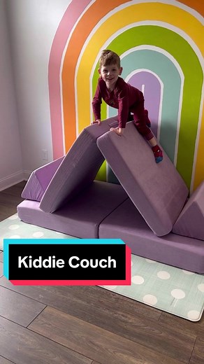 Check out the @Kiddie Couch kids play couch! A great gift idea this holiday season. #playcouch #playroom #giftsforkids #kiddiecouch