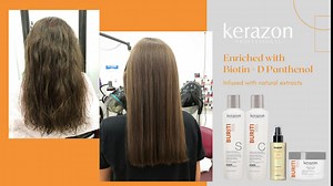 Kerazon Keratin Hair Serum Argan Oil Smoothing Dry Damage Repair Treatment Premium Formula, Anti Frizz Hair Protection