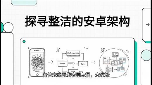 探寻整洁的安卓架构 - Android应用架构演进与设计指南