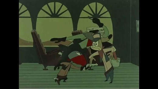 Cartoon Bandits: A Wild West Train Robbery Animation