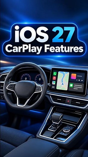 5 New CarPlay Features in iOS 27 (One No Car Can Use Yet) | #shorts